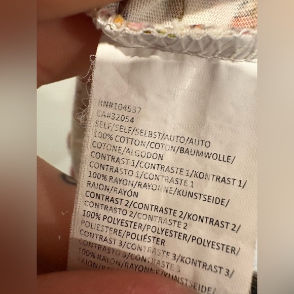 Anthropologie TINY Embroidered Floral Sleeveless Boho Chic Top Size XL - Picture 6 of 9